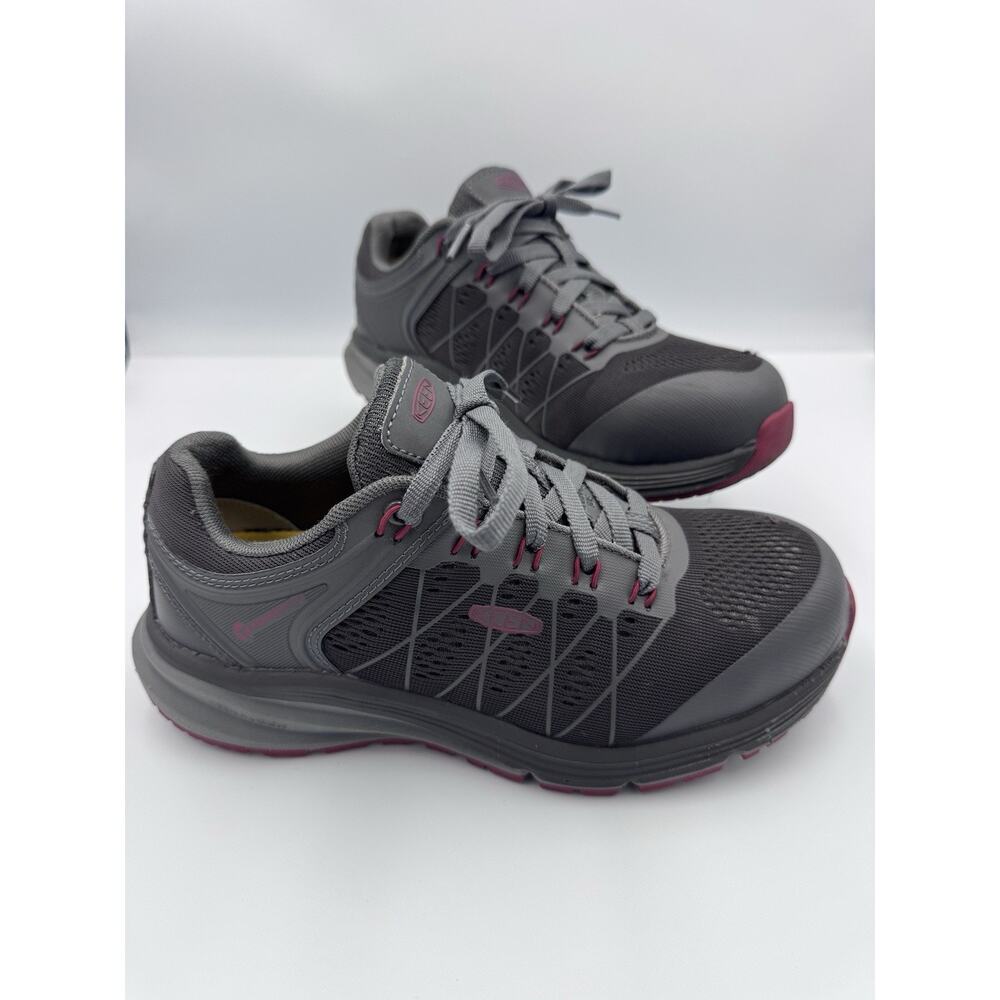 KEEN Utility Vista Energy ESD Athletic Work Shoes Sneakers Womens 6.5 Black